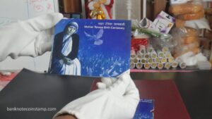 Mother theresa uncirculated coin set