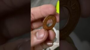 Here is a brilliant UNC 1944 1 pice , Pretoria Mint #pushpa #pice #collecting
