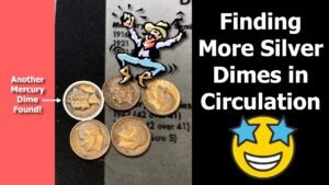 I keep finding Mercury Dimes Coin Roll Hunting circulated rolls