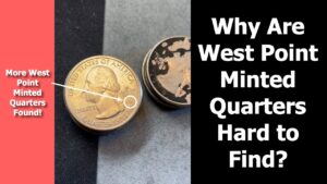 Finding “w” quarters coin roll hunting
