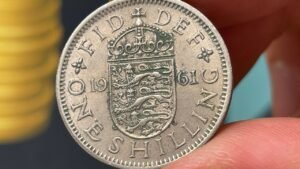 1961 United Kingdom 1 Shilling (England) Coin • Values, Information, Mintage, History, and More