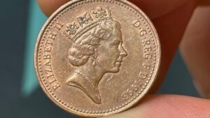 1993 United Kingdom 1p One Penny Coin • Values, Information, Mintage, History, and More