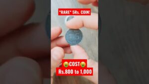 Chillar gyan cost rs.800 to 1,000🤑 *rare* 5 rs. cross coin 2007!