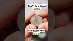 Chillar gyan cost rs.2,000 4,000🤑🤑🤑 *rare* 1 rs. coin 1954b 🤩🤩🤩