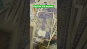 Coinbazzar.com big size 100 rupee old notes available for sell
