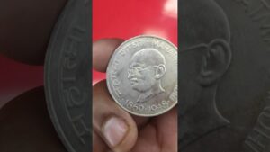 Coinbazzar.com 10 rupee gandhi ji coin of silver 15 gram rare coin for sale just ₹999/