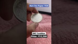 Coinbazzar.com one rupee 1938 rare old coin of george vi of british india #british #rarecoin