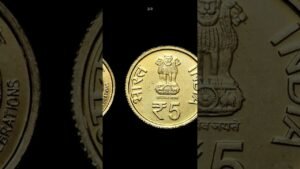 Coinbazzar.com extremely rare 5 rupee first strike coin of mysore university 2016 gem unc most demanding coin