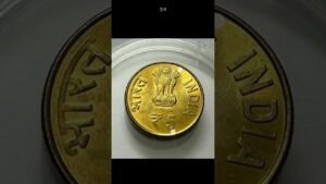 Coinbazzar.com most valuable and demanding 5 rupees coin of prasanta chandra mahalanobies famous pcm coin 🪙