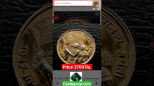 Coinbazzar.com 50 paise coin selling for 3700 rupee of 25th independence 1972
