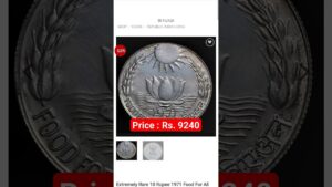 Coinbazzar.com 10 rupee 1971 bombay mint coin selling for 9250 rupe #oldcoin #coinscollection #rarecoin