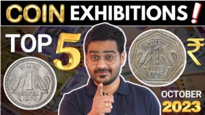 Chillar gyan 💥don’t miss! rare coins, old coins value🤩 top 5 coin exhibitions oct 2023! #coinexhibitions #viral