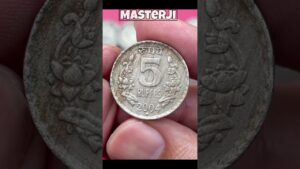 Master ji 5 rupees coin value ₹4000 | सबसे महंगा 5 रुपये का सिक्का #shorts #indiancoins #coin #viral