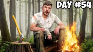 Mrbeast $10,000 every day you survive in the wilderness