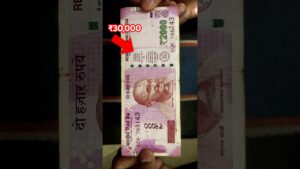 Coinbazzar.com rare 786 number note with 143 i love you no on old 2000 rupee note selling ₹3000 bank note