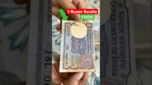 Coinbazzar.com one rupee bundle 1991 selling ₹3500 most valuable montek singh ahluwalia 1993 packet gaddi for sale