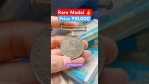 Coinbazzar.com rare valuable medal price 10,000 ra 20 year long service medal 🥇