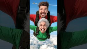 Mrbeast would your grandma go skydiving?