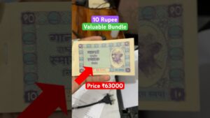 Coinbazzar.com valuable 10 rupee hundi bundle selling old currency collectible item on coinbazzar.com