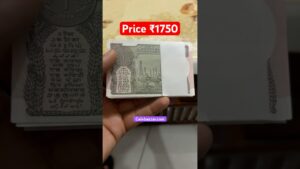 Coinbazzar.com most valuable 1 rupee bundle gaddi packet for sale price value 1750 rim fresh old currency bank note
