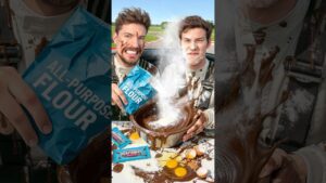 Mrbeast i baked a cake in a race car