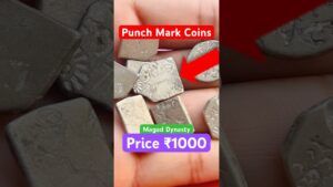 Coinbazzar.com rare punch mark magad dynasty coin of chandra gupta moriya silver sikka for sale selling price 1000₹