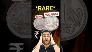 Chillar gyan 💥old coin 1 rupee 1970 worth ₹20000! 1 rs coin value 1962, chillar gyan #shorts #oldcoins #sellcoins
