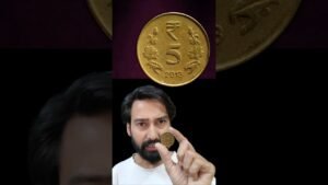 Iconic India 5 रूपये का नायाब सिक्का मिला मुझे! Rs 5 valuable coin | Rs 5 rare coin #shorts
