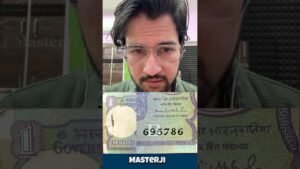 Master Ji 1 Rupee Note Signed by Montek Singh Ahluwalia with 786 Number