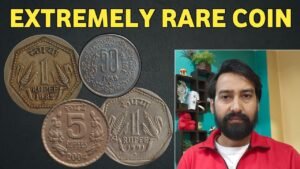 Iconic India EXTREMELY RARE COIN, 1 Rupee 1982, 1 Rupee 1991, 1 Rupee 1970, 50 paise 1988, 50 paise