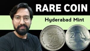 Iconic India Valuable 2 Rupees 5 Rupees Coin Hyderabad mint