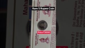 Coinbazzar.com Rare 5 Rupee Coin of Mahatma Basaveshwara Sikka Selling Rs 3000 #numismaticsociety #indianbanknotes