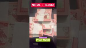 Coinbazzar.com Rare 5 Rupee Nepal Bundle Serial Wise Packet For Sale Selling Price ₹1200 UNC World BANK Note
